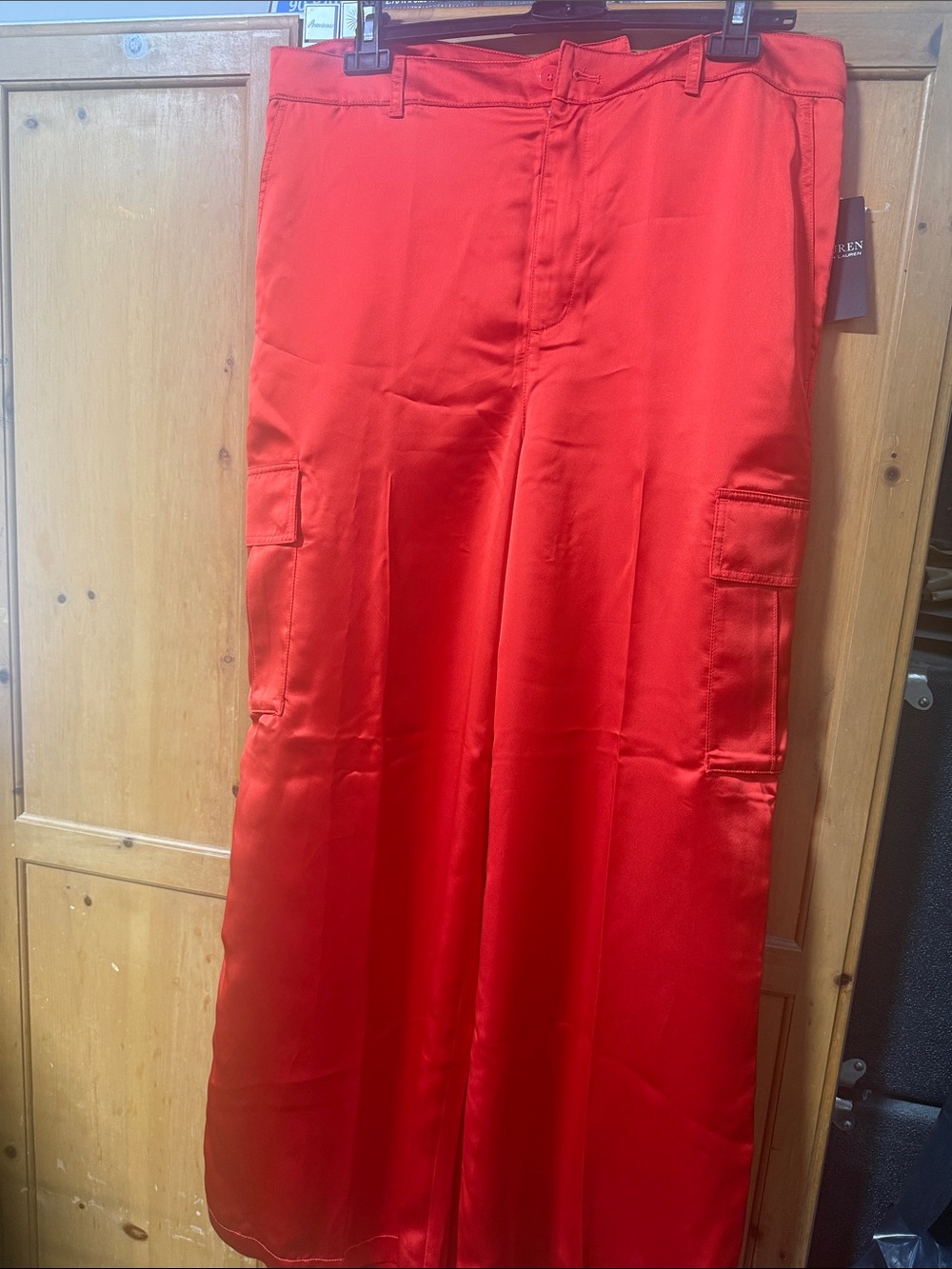 Lauren Ralph Lauren Men's Bright Red Cargo Pants